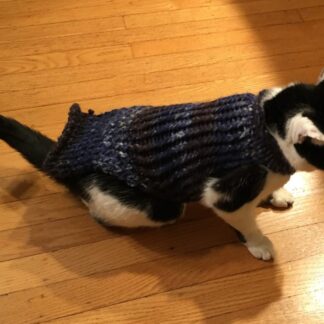 Pet sweater that fits most dogs...cats, too. Can be made to specific size,  please send dimensions.